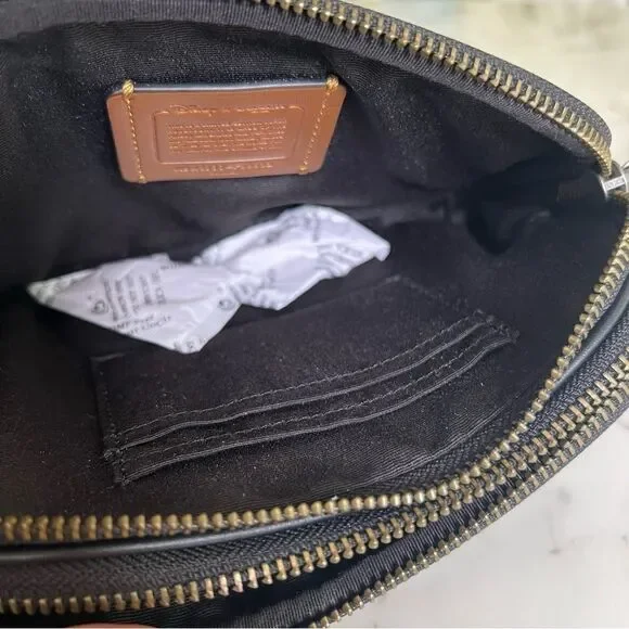 Coach X Disney Crossbody Pouch in Glove Calf Leather with Mickey Patches F59532 - Picture 10 of 16